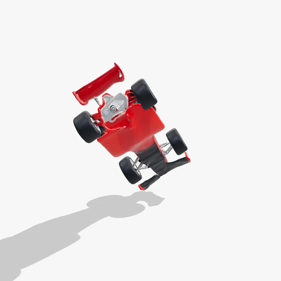 Classic Red Formula  Car D model pack